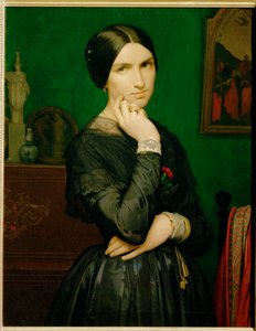 Mme. Hippolyte Flandrin (obraz na płótnie) autorstwa Hippolyte Flandrin