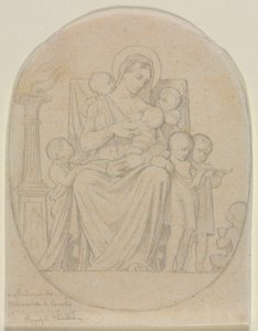Św. Felicyta i jej siedmiu synów autorstwa Hippolyte Jean Flandrin