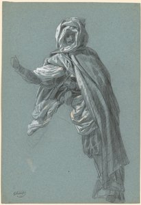 Arabski jeździec na wielbłądzie autorstwa Hippolyte Lalaisse