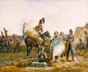 Oddziały francuskie autorstwa Hippolyte Lecomte