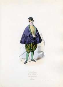 Dżentelmen z czasów Karola IX autorstwa Hippolyte Louis and Polydore Pauquet