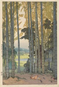 drewno bambusowe autorstwa Hiroshi Yoshida
