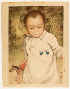Portret chłopca autorstwa Hiroshi Yoshida