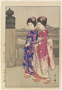 Wielki Most Sanjo_ w Kioto autorstwa Hiroshi Yoshida