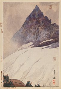 Yarigatake A (drewnodruk na papierze) autorstwa Hiroshi Yoshida