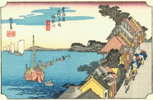 Kanagawa - Yokohama jak wyglądała w erze Tokugawa.