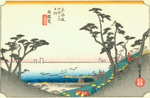 Shirasuka autorstwa Hiroshige