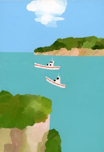 Spokojne morze autorstwa Hiroyuki Izutsu