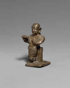 Siedząca kobieta, c.14th-13th century pne (srebrny) autorstwa Hittite