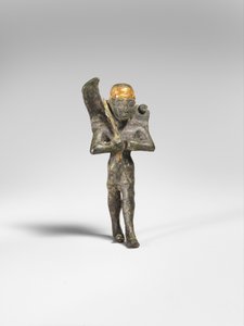 Skrzydlate bóstwo, ok. 1300 pne (brąz, złoto) autorstwa Hittite