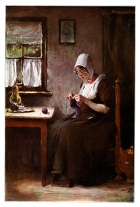 Dziewiarska rybaczka, 1901. autorstwa Hobbe Smith