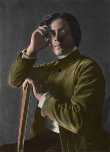 Portret Gibrana Khalila Gibrana - 1833-1931 - zdjęcie F. Holland Day (1864-1933) - autorstwa Holland Fred Day