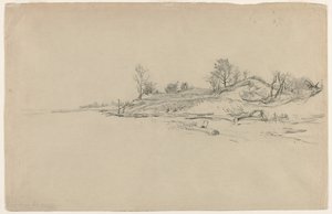 Wydmy, Jezioro Ontario, ok. 1874.