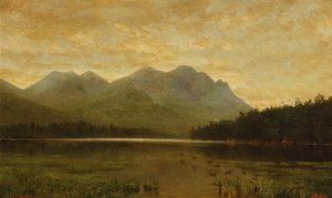 Jezioro Górne Ausable, 1868.
