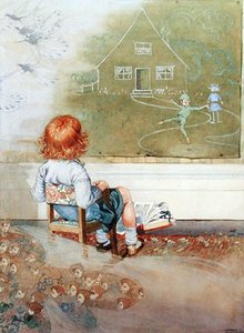 „A potem Katherine Awoke” (akwarela na papierze)