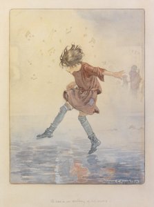 Była w ekstazie własnej” (akwarela i ołówek) autorstwa Honor Charlotte Appleton