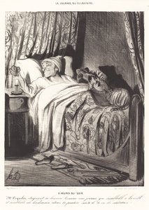 9 wieczorem. autorstwa Honoré Daumier