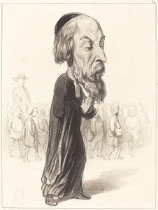 Fred. Pierre Comte de Falloux autorstwa Honoré Daumier
