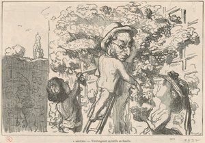 Asniéres autorstwa Honoré Daumier