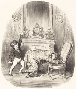 Za namową Henryka IV autorstwa Honoré Daumier