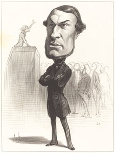 Achille Fould autorstwa Honoré Daumier
