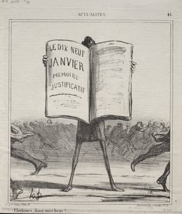 Fakty (nr 41): Wyborcy w moich ramionach!... autorstwa Honoré Daumier