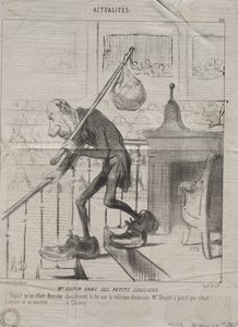 Fakty nr 128: Pan Dupin w swoich małych bucikach, 1850 r. autorstwa Honoré Daumier