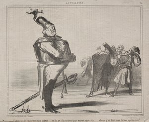 Fakty nr 71: Dlaczego zabierają mi pieniądze..., 1854. autorstwa Honoré Daumier