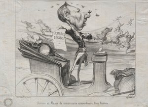 Fakty nr 81: Przybycie do Alzacji nadzwyczajnego komisarza Coco Romieu, 1850. autorstwa Honoré Daumier
