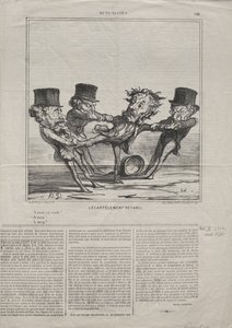 Fakty nr 98: Przywrócono kwaterowanie, 1869 r. autorstwa Honoré Daumier
