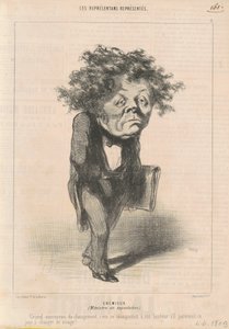 Adolphe Cremieux autorstwa Honoré Daumier