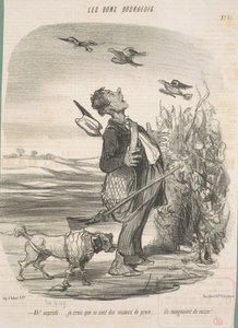 Ach! ... Wierzę, że to ptaki drapieżne ... autorstwa Honoré Daumier
