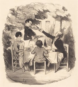 Ach! jest świeży... ale jesteś taki chłopcze... autorstwa Honoré Daumier