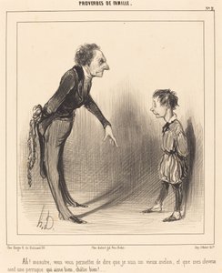 Ach! potworze, pozwalasz sobie... autorstwa Honoré Daumier