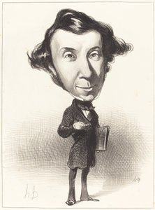 Alex. Ch. Henri de Tocqueville autorstwa Honoré Daumier