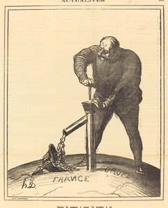 Po pompie krwi, pompa złota autorstwa Honoré Daumier