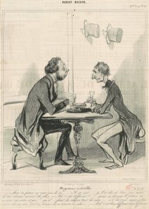 nieodparty argument autorstwa Honoré Daumier