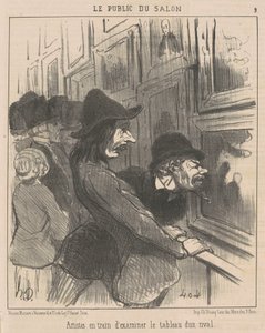 Artyści badający... autorstwa Honoré Daumier