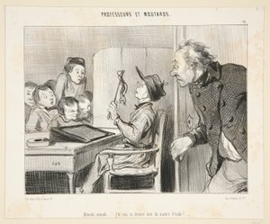 Uczestniczy autorstwa Honoré Daumier