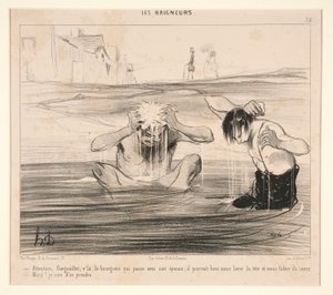 Ostrzeżenie, gargulec, v autorstwa Honoré Daumier