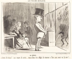 Do portu autorstwa Honoré Daumier