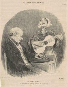 Do Pól Elizejskich autorstwa Honoré Daumier