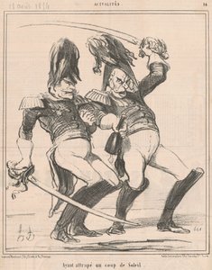 Po złapaniu oparzeń słonecznych autorstwa Honoré Daumier