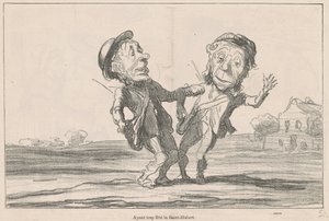 Zbyt wiele celebrowałem Saint-Hubert autorstwa Honoré Daumier