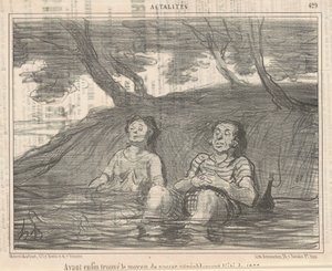 Po… znalezieniu sposobu na miłe spędzenie lata autorstwa Honoré Daumier