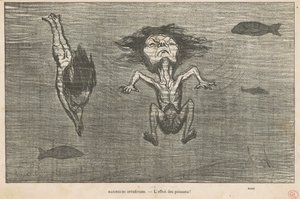 Nieustraszeni kąpiący się autorstwa Honoré Daumier