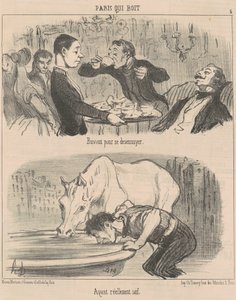 Śliniąc się, żeby się nudzić autorstwa Honoré Daumier