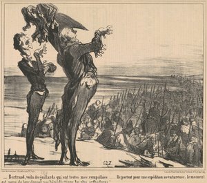Bertrand, oto jacyś koledzy... autorstwa Honoré Daumier