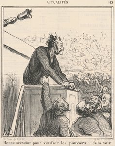 Dobra okazja do sprawdzenia... autorstwa Honoré Daumier