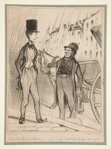 Kabriolet M autorstwa Honoré Daumier